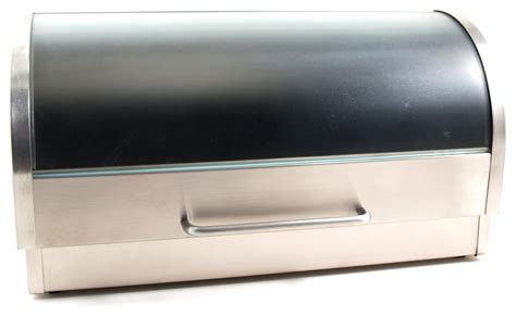 nu steel bread box|modern bread box.